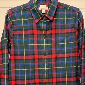 LL Bean Women’s Relaxed Fit Flannel
